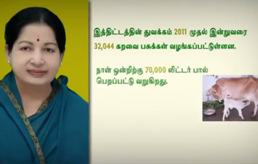 Tamil Nadu Chief Minister Schemes (Cow, Goat & Fodder)